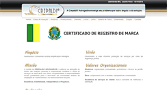 Desktop Screenshot of crepaldi.adv.br